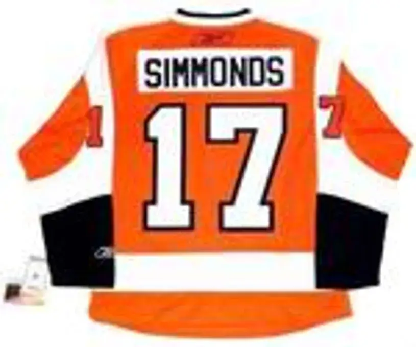 WAYNE SIMMONDS Philadelphia Flyers 2014 REEBOK Throwback NHL Hockey Jersey 