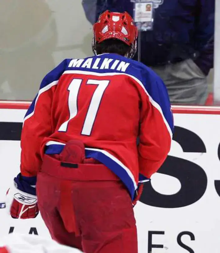 EVGENI MALKIN 2004 Team Russia Nike Throwback Hockey Jersey 