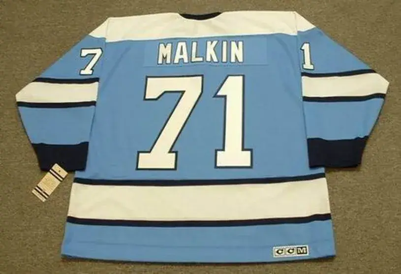 EVGENI MALKIN Pittsburgh Penguins 1960’s CCM Vintage Throwback NHL Hockey Jersey 