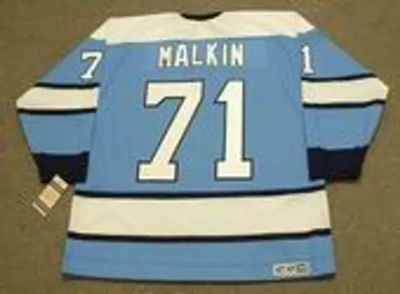 EVGENI MALKIN Pittsburgh Penguins 1960’s CCM Vintage Throwback NHL Hockey Jersey 