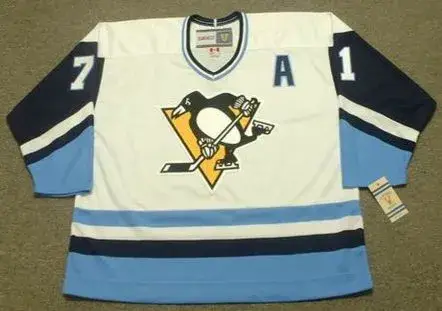 EVGENI MALKIN Pittsburgh Penguins 1970’s CCM Vintage Throwback NHL Jersey