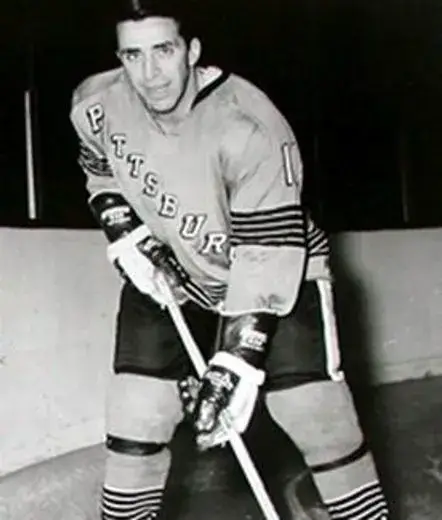 GENE UBRIACO Pittsburgh Penguins 1967 CCM Vintage Away NHL Hockey Jersey 