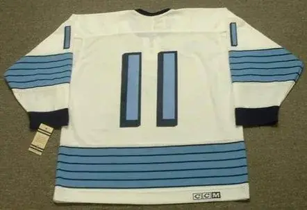 GENE UBRIACO Pittsburgh Penguins 1967 CCM Vintage Away NHL Hockey Jersey 