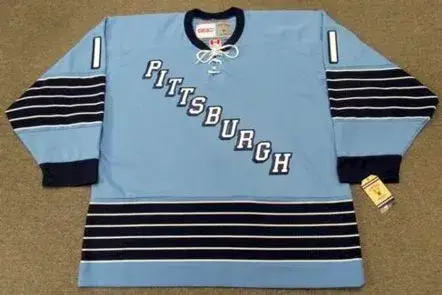 GENE UBRIACO Pittsburgh Penguins 1967 CCM Vintage Home NHL Hockey Jersey
