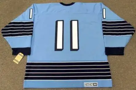 GENE UBRIACO Pittsburgh Penguins 1967 CCM Vintage Home NHL Hockey Jersey 