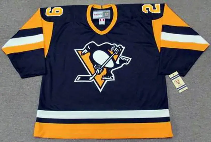 GREG MILLEN Pittsburgh Penguins 1980 CCM Vintage Throwback NHL Hockey Jersey