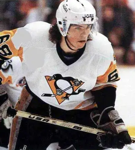 JAROMIR JAGR Pittsburgh Penguins 1992 CCM Vintage Home NHL Hockey Jersey 