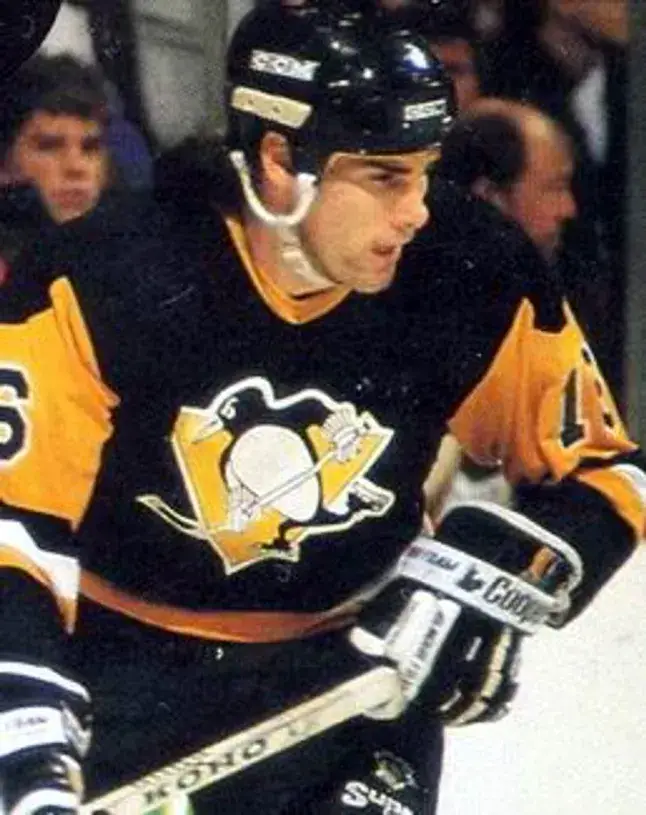 JAY CAUFIELD Pittsburgh Penguins 1992 CCM Vintage Throwback NHL Hockey Jersey 