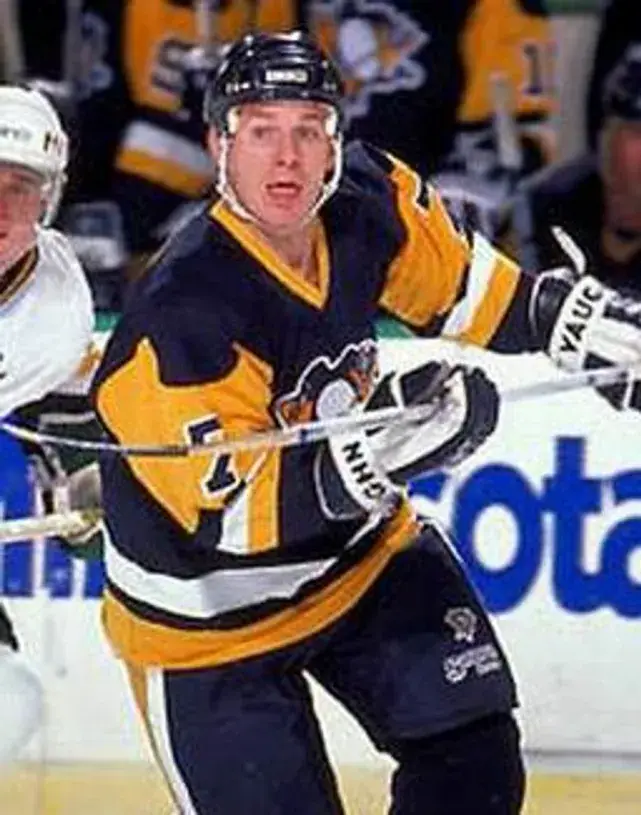 JOE MULLEN Pittsburgh Penguins 1992 CCM Vintage Throwback NHL Hockey Jersey 