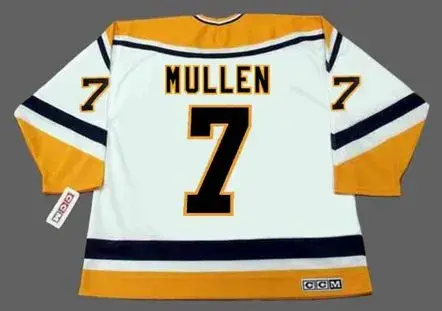 JOE MULLEN Pittsburgh Penguins 1994 CCM Throwback Home NHL Jersey 