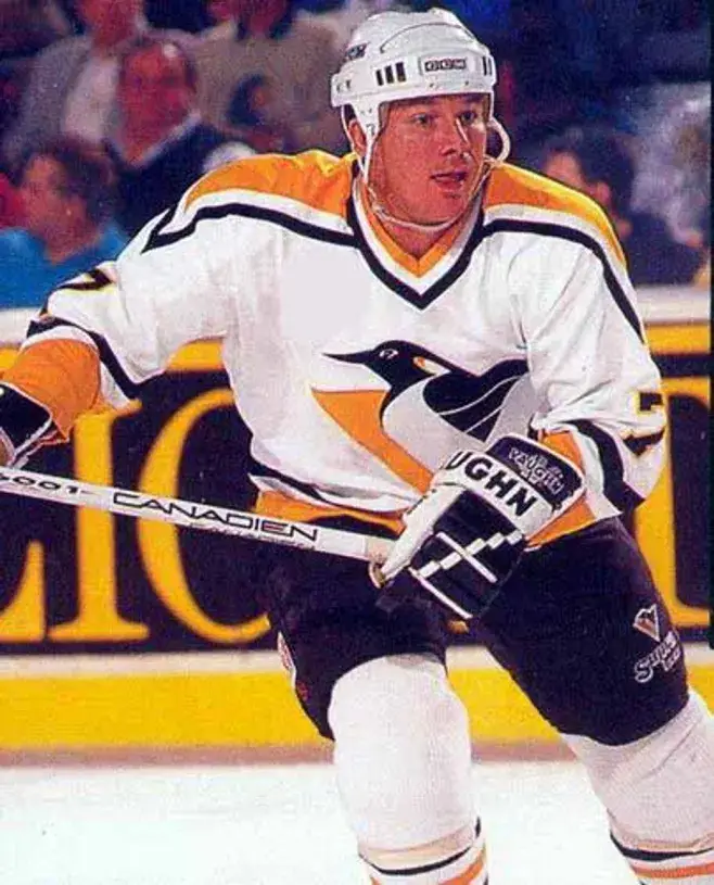 JOE MULLEN Pittsburgh Penguins 1994 CCM Throwback Home NHL Jersey 