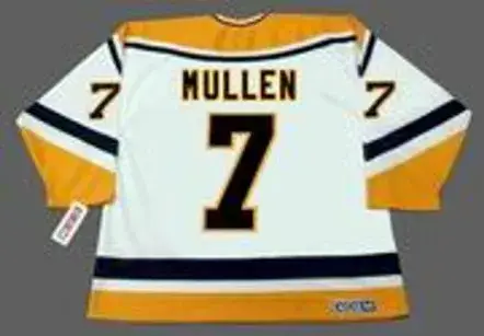 JOE MULLEN Pittsburgh Penguins 1994 CCM Throwback Home NHL Jersey 