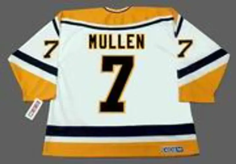 JOE MULLEN Pittsburgh Penguins 1994 CCM Throwback Home NHL Jersey 
