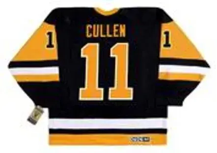 JOHN CULLEN Pittsburgh Penguins 1990 CCM Vintage Throwback NHL Hockey Jersey 