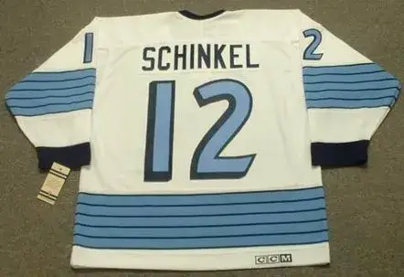 KEN SCHINKEL Pittsburgh Penguins 1967 CCM Vintage Away NHL Hockey Jersey 