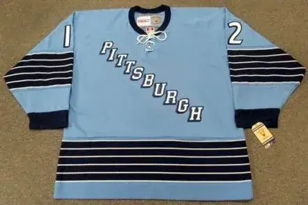 KEN SCHINKEL Pittsburgh Penguins 1967 CCM Vintage Home NHL Hockey Jersey
