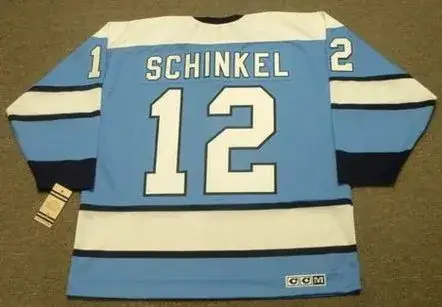 KEN SCHINKEL Pittsburgh Penguins 1969 CCM Vintage Throwback NHL Hockey Jersey 