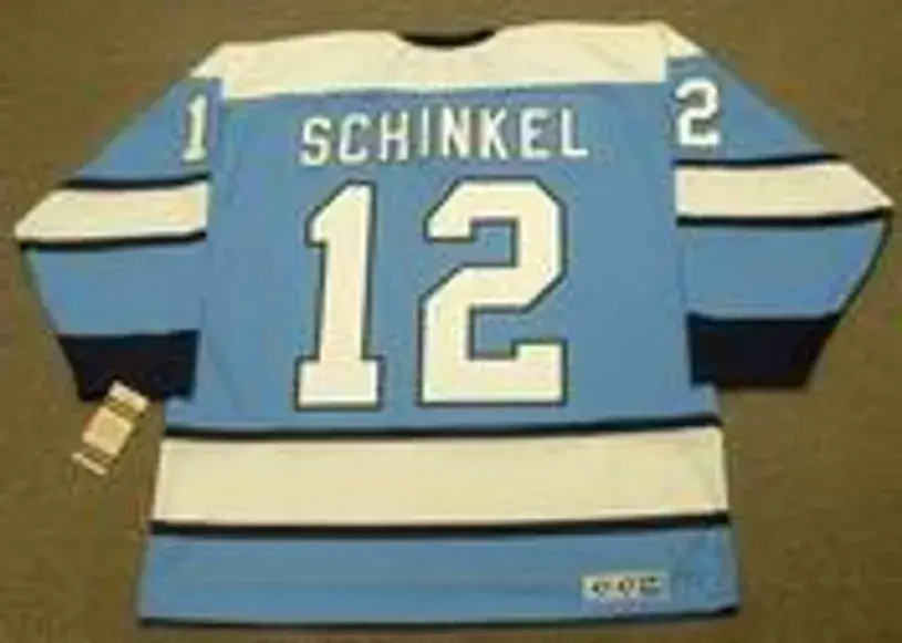 KEN SCHINKEL Pittsburgh Penguins 1969 CCM Vintage Throwback NHL Hockey Jersey 