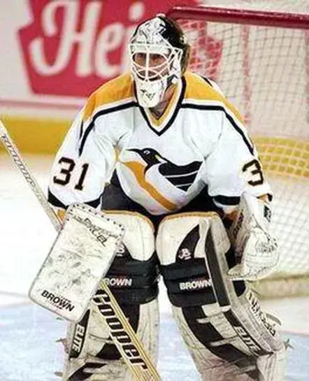 KEN WREGGET Pittsburgh Penguins 1996 CCM Throwback Home NHL Jersey 