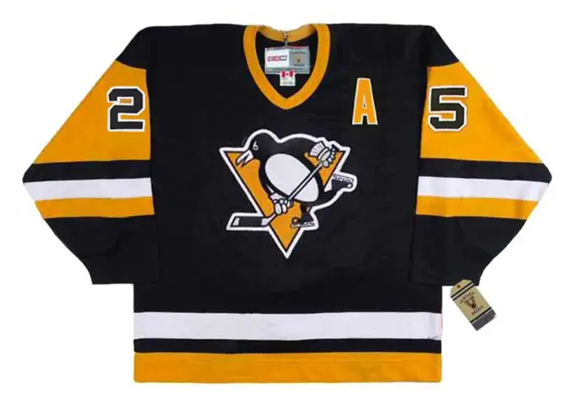 KEVIN STEVENS Pittsburgh Penguins 1992 CCM Vintage Away NHL Hockey Jersey