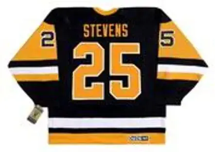 KEVIN STEVENS Pittsburgh Penguins 1992 CCM Vintage Away NHL Hockey Jersey 