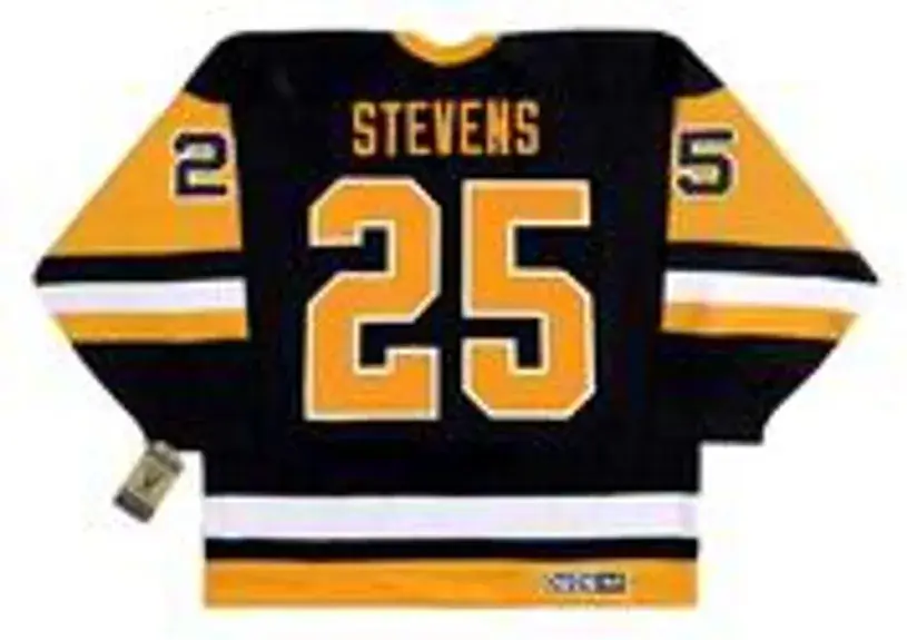 KEVIN STEVENS Pittsburgh Penguins 1992 CCM Vintage Away NHL Hockey Jersey 