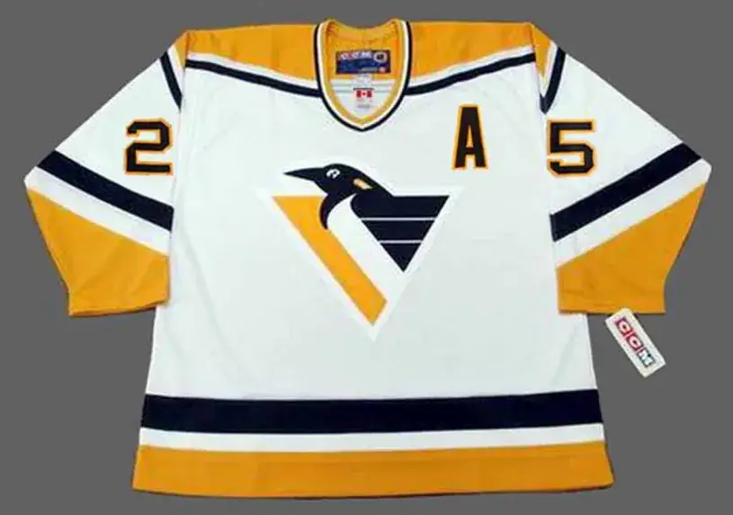 KEVIN STEVENS Pittsburgh Penguins 1994 CCM Throwback Home NHL Jersey