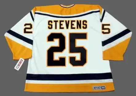 KEVIN STEVENS Pittsburgh Penguins 1994 CCM Throwback Home NHL Jersey 