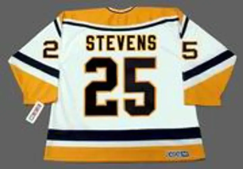 KEVIN STEVENS Pittsburgh Penguins 1994 CCM Throwback Home NHL Jersey 
