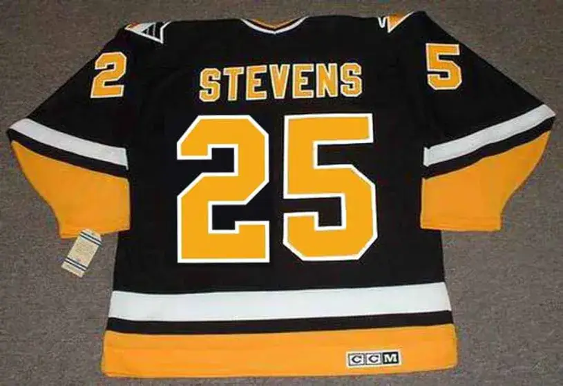 KEVIN STEVENS Pittsburgh Penguins 1994 CCM Vintage Throwback Away Hockey Jersey