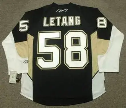 KRISTOPHER LETANG Pittsburgh Penguins 2015 Reebok Throwback NHL Hockey Jersey 