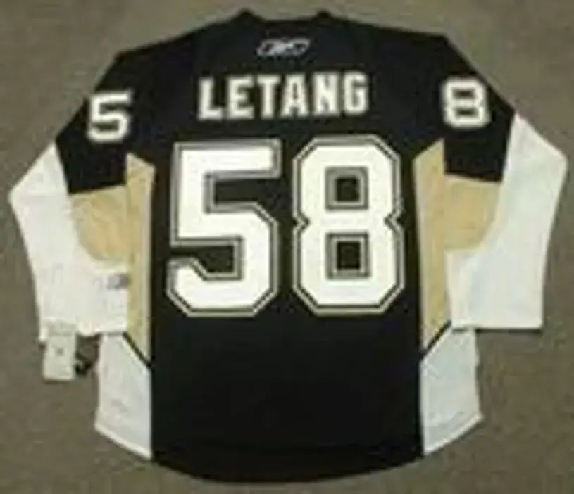 KRISTOPHER LETANG Pittsburgh Penguins 2015 Reebok Throwback NHL Hockey Jersey 