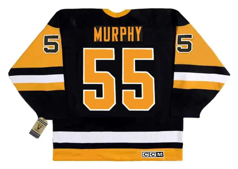 LARRY MURPHY Pittsburgh Penguins 1992 CCM Vintage Throwback NHL Hockey Jersey 