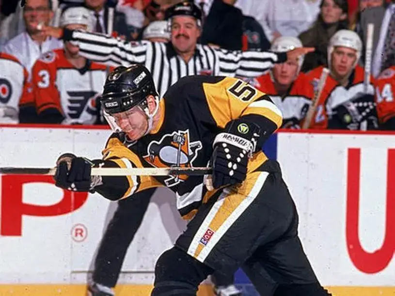 LARRY MURPHY Pittsburgh Penguins 1992 CCM Vintage Throwback NHL Hockey Jersey 