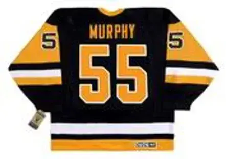 LARRY MURPHY Pittsburgh Penguins 1992 CCM Vintage Throwback NHL Hockey Jersey 