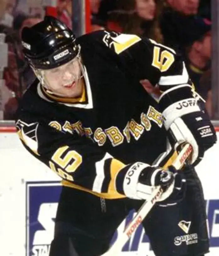 LARRY MURPHY Pittsburgh Penguins 1994 CCM Vintage Throwback Away Hockey Jersey 