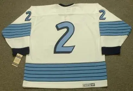LEO BOIVIN Pittsburgh Penguins 1967 CCM Vintage Away NHL Hockey Jersey 