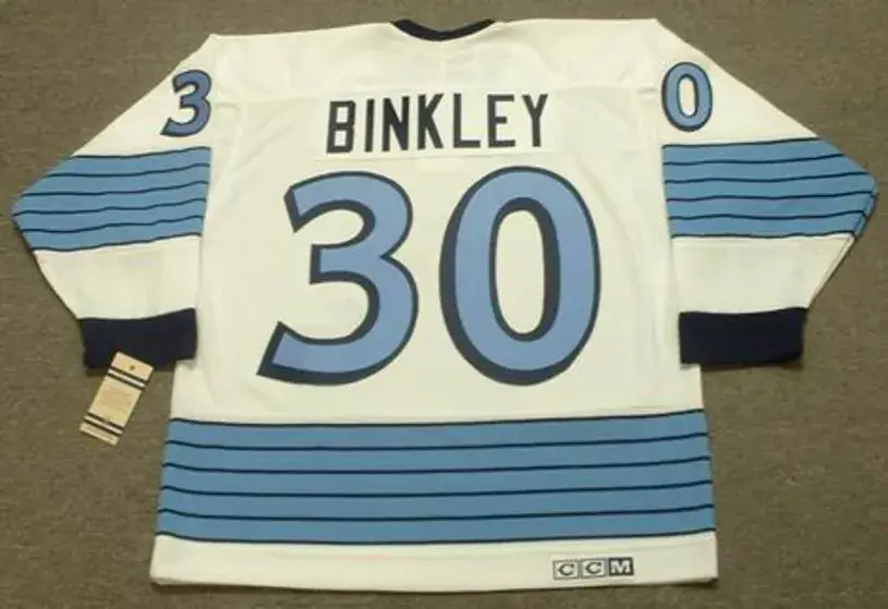 LES BINKLEY Pittsburgh Penguins 1967 CCM Vintage Away NHL Hockey Jersey 