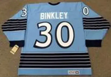 LES BINKLEY Pittsburgh Penguins 1967 CCM Vintage Home NHL Hockey Jersey 