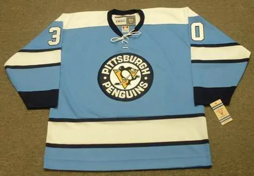 LES BINKLEY Pittsburgh Penguins 1969 CCM Vintage Throwback NHL Hockey Jersey