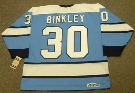 LES BINKLEY Pittsburgh Penguins 1969 CCM Vintage Throwback NHL Hockey Jersey 