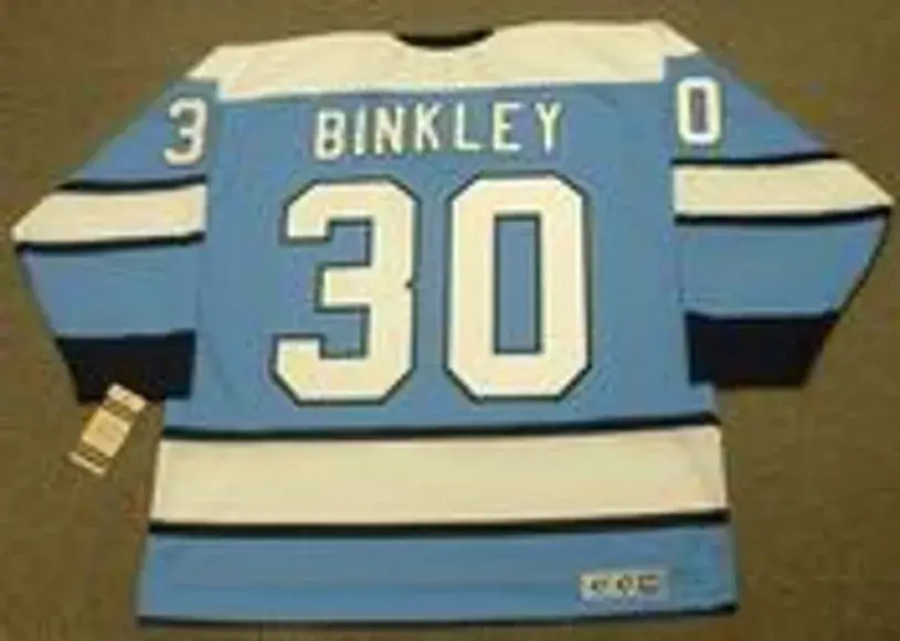LES BINKLEY Pittsburgh Penguins 1969 CCM Vintage Throwback NHL Hockey Jersey 