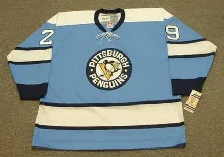 MARC-ANDRE FLEURY Pittsburgh Penguins 1960’s CCM Vintage Throwback Hockey Jersey