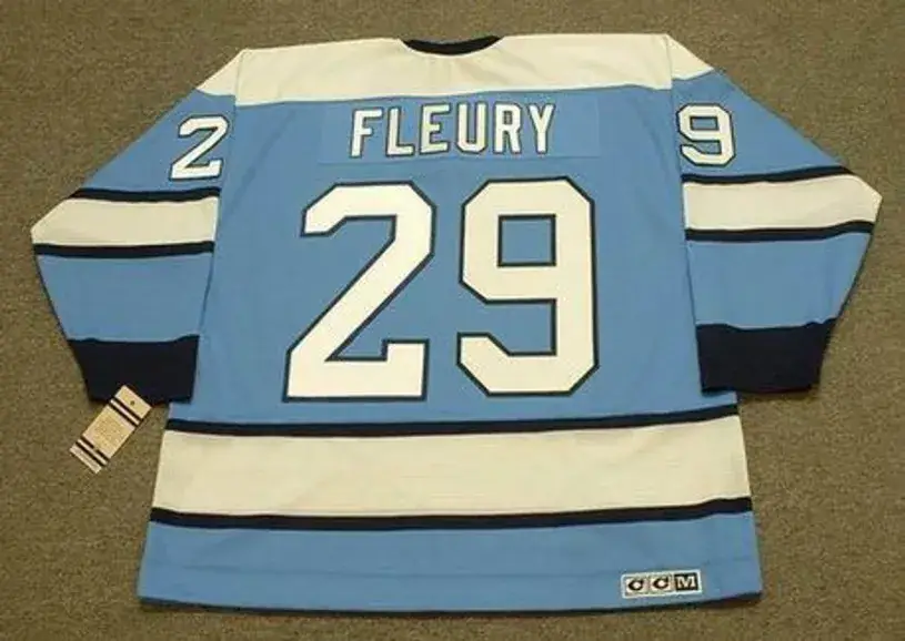 MARC-ANDRE FLEURY Pittsburgh Penguins 1960’s CCM Vintage Throwback Hockey Jersey 