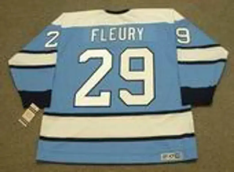 MARC-ANDRE FLEURY Pittsburgh Penguins 1960’s CCM Vintage Throwback Hockey Jersey 