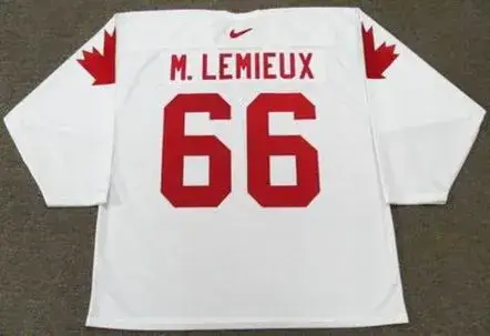 MARIO LEMIEUX 1987 Team Canada Nike Vintage Throwback Hockey Jersey 