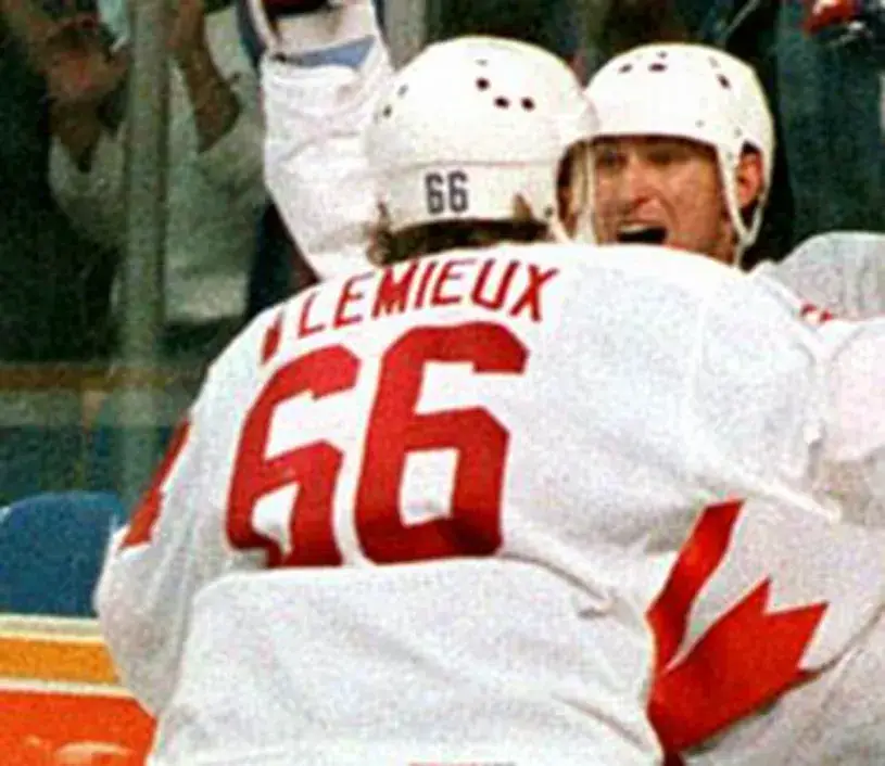 MARIO LEMIEUX 1987 Team Canada Nike Vintage Throwback Hockey Jersey 