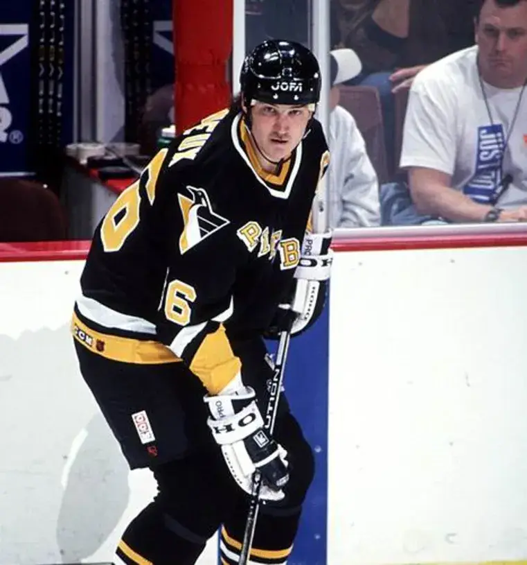 MARIO LEMIEUX Pittsburgh Penguins 1996 CCM Vintage Throwback Away Hockey Jersey 