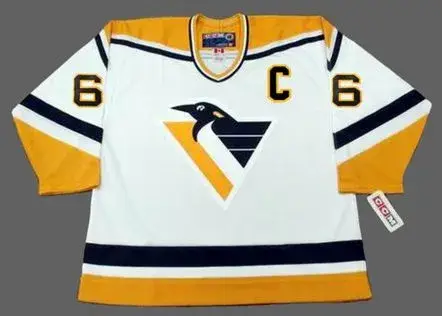 MARIO LEMIEUX Pittsburgh Penguins 1996 Home CCM Vintage NHL Throwback Jersey