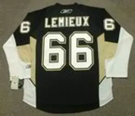 MARIO LEMIEUX Pittsburgh Penguins 2005 Reebok Throwback NHL Hockey Jersey 